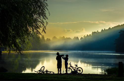 lake fishing